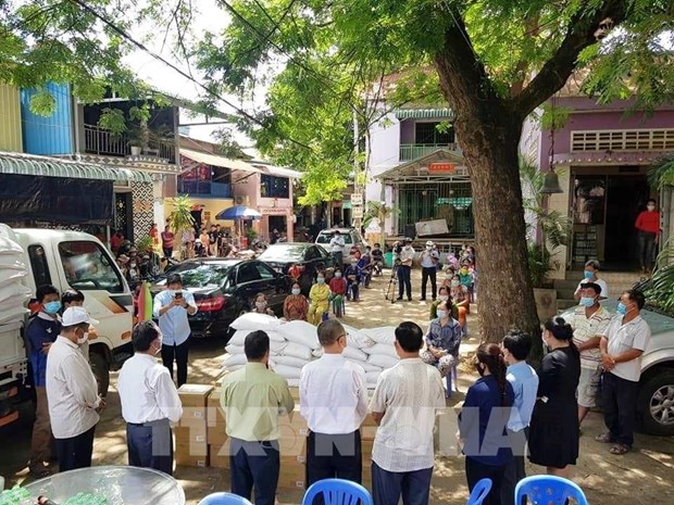 Relief aid to Vietnamese-origin Cambodians amid lockdowns